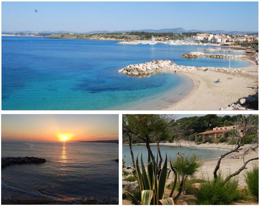 T2 Coudouliere Les Rivages Front De Mer Appartement Six-Fours-les-Plages Buitenkant foto